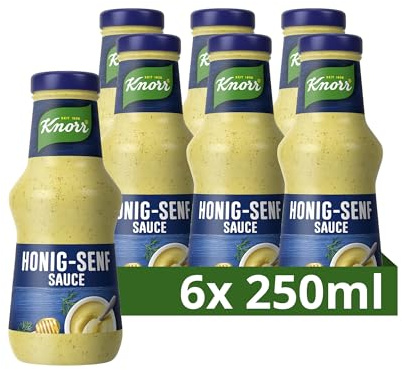 Knorr Honig-Senf Sauce cremig-milde Grillsauce mit Dill verfeinert 6x 250 ml