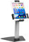 Mount-It! Diebstahlsicherer Tablet-Ständer/Sicherer Universal Tablet - Verriegelbar & Verstellbare Klemme für den Aufsatzständer - Kompatibel mit iPad und andere