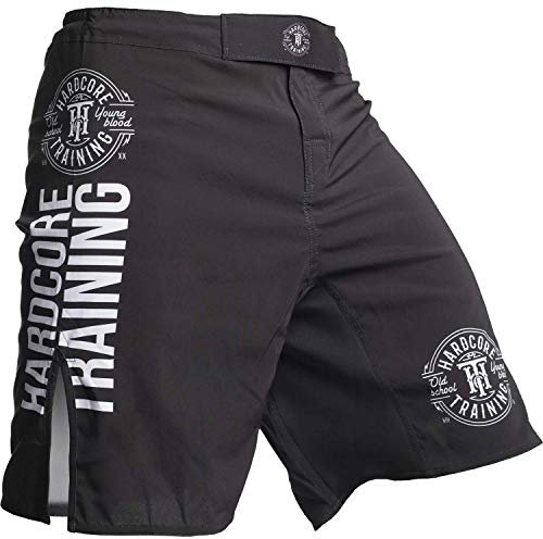 Hardcore Training Recruit Fight Shorts Homme Combat Shorts Arts Martiaux MMA BJJ Fitness Muay Thai Boxe Grappling No Gi