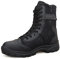 LUDEY Uomo Stivali da Combattimento Stivali tattici militari leggeri Stivali della polizia di pattuglia con Cerniera Laterale Modello 307B-39EU
