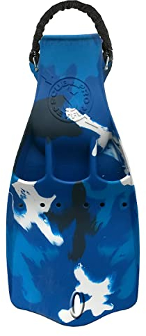 Scubapro Jet Fin W/SPRG. Blau Camo M Kit Atemregler für kaltes Wasser, Unisex, Erwachsene, CamoBlue, M