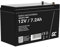 Green Cell Batterie AGM VRLA 12V 7,2Ah - Batterie Plomb-Acide de Remplacement pour systèmes UPS, Alimentation de Secours et Applications à Cycles fréquents (Batterie Gel)