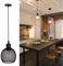 TWSXTE Apliques colgante vintage, luz de techo retro, iluminación rusticos interior LED, lámpara de cocina, sala, comedor, dormitorio, decoración de cuerda ajustable E27enchufe