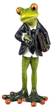 Frosch Manager oder Managerin Chef od. Chefin Deko Figur Dekofigur Dekoration Zierfigur (Manager)