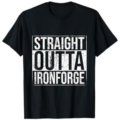 Straight Outta Ironforge Alliance Gamer Vintage T-Shirt