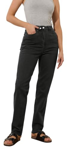 Long Tall Sally - LTS Tall Washed UNA Stretch Mom Jeans - Women's
