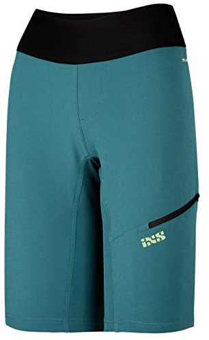 IXS Damen Fahrradshorts Carve Hip-Hugger, Everglade - Türkis, 44, 473-510-1680