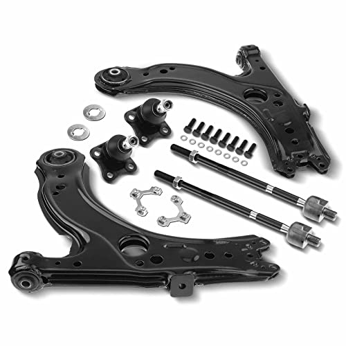 Frankberg 6x Querlenker Spurstangenkopf Traggelenk Vorne Kompatibel mit Golf IV 1J1 1.4L-2.8L 1997-2005 A3 8L1 1.6L 1.8L 1.9L 1996-2003 Replace# 1J0407365