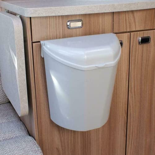 Xtremeauto Caravan Bin - Mount Inside Or Outside Door, 2 in 1 Mounting Styles, Easy Fit Motorhome Bin With Fitting Kit