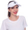 HEYANN Visor Cap Damen Weiß, Sonnenhut Tennis Cap Damen Schirmmütze Sport Schirmkappe Damen Visor Cap Herren Damen Weich Baseball Cap UV Schutz Cap für Herren und Damen (Weiß)