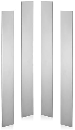 PATIKIL 1095 Steel Flat Bar, 4 Pcs 12 x 1 1/2 x 1/8 Knife Making Steel Iron Stock for Forging Blade Knife Sword