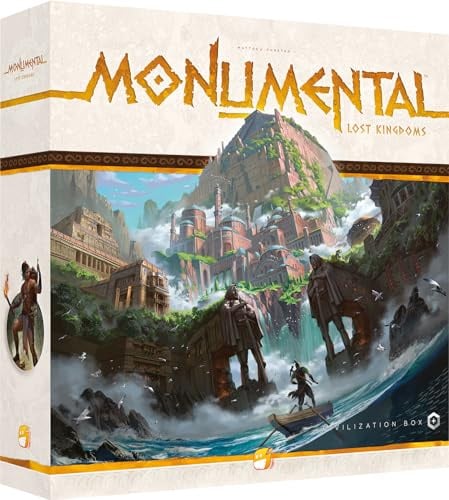 Asmodee Funforge Monumental - Extension : Lost Kingdoms - Jeu de Société | Jeu de civilisation - Jeu de stratégie à partir de 10 Ans - 1 à 5 Joueurs - Version Française