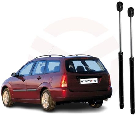 Ricambycar Coppia Molle a Gas Portellone Posteriore Compatibile con FORD FOCUS SW 2001 > 2004