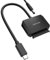 WAVLINK Câble Adaptateur de Disque Dur USB C vers SATA III, Convertisseur SATA vers USB C 5Gbps, Connecteur de Disque Dur Externe pour HDD/SSD 2.5''/3.5'', Adaptateur d'alimentation Inclus