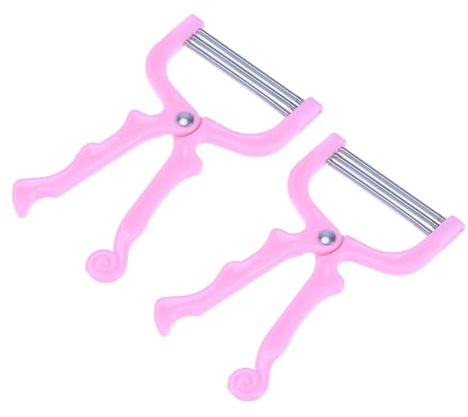 SKISUNO Facial Hair Remover Threader Set 2pcs Manual Face Hair Threader Epilator for Removing Unwanted Facial from the Root Portable Beauty Tool for Smoother Skin
