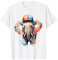 Elefant Snapback Cap Lustig Tier Aufdruck Design Print T-Shirt