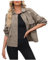 Jeansjacke Damen Patchwork Einfarbig Work Jacket Kurz Sweatblazer mit Taschen Button-Down Revers Work Coat Autumn Winter Jean Jacken Vintage Teenager Mädchen Mantel Übergangsjacke Sportjacke