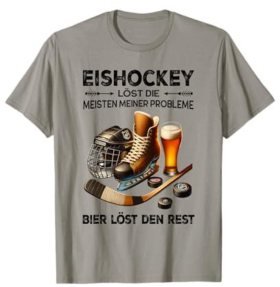 bierdeutschfunquotes Germanhuybeerclubs T-Shirt für Erwachsene, Grau, S, Klassisch, Rundhals-Ausschnitt, Halbarm, Polyester, Vatertag, Weihnachten, Muttertag, Eis- und Bierfans