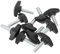 COSMEVIVI 10pcs Microphone Clamp Screws Mic Holder Screws for Secure Mic Stand Attachment Non- Design Compatible Microphone Stands
