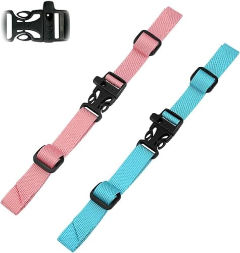 Aiyraa 2 Stück Brustgurt für Rucksack, verstellbarer Brustgurt mit Schnellverschluss-Schnalle, rutschfeste Rucksackgurte für Kinder & Erwachsene, ideal zum Wandern, Reisen, Joggen
