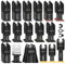 LEILUO 55-Piece Multitool Blades Kit Titanium and Japanese Tooth for Wood/Nails/Drywall Universal Multi Tool Accessories Storage Bag Included Fit DeWalt Makita Ryobi and More