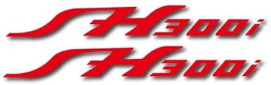 Adesivi Ruota Adesivi per Ruote Moto Decalcomanie Casco Serbatoio Carburante Decalcomanie Riflettenti Segnali per H&Onda Sh 300I 300 I I FH 300i Adesivi Ruote per Cerchioni(Rosso)