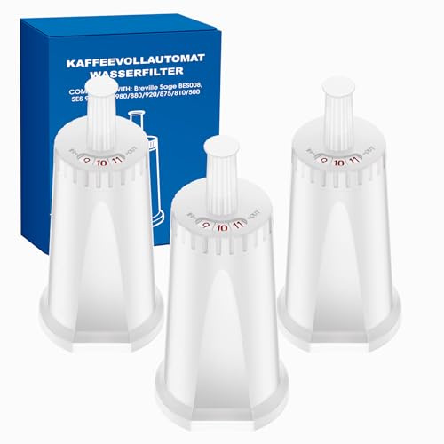Mutital Water Filter for Breville Barista Touch Espresso Machine BES880, Barista Pro BES878, Oracle Touch BES990, Oracle BES980 & Dual Boiler BES920 Bambino ClaroSwiss Sage, BES008WHT0NUC1