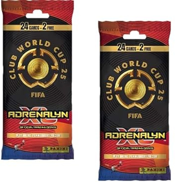 Panini FIFA Fussball Club WM World Cup Weltmeisterschaft 2025 Trading Cards | 2X Fat Pack Booster
