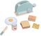 Fafeims Juego de Juego de Tostadora de Madera, Juguete de Cocina de Madera Sólida con 10 Accesorios para Niños, Juguete de Juego Educativo para Niños para Niños para Niños