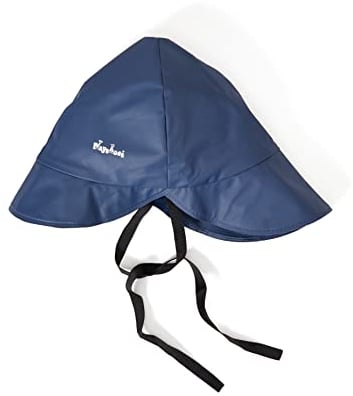 Playshoes Cappello Antipioggia Foderato, indumenti antipioggia per cappelli antipioggia antivento e impermeabili Unisex - Bambini e ragazzi, Fodera In Cotone Marino, 51