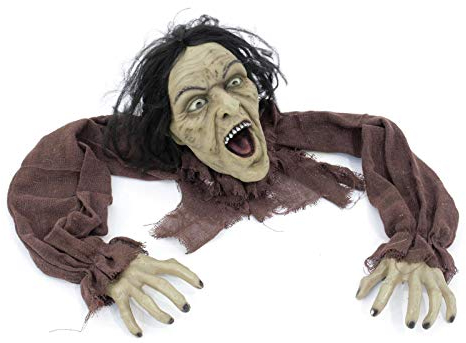 EUROPALMS Halloween Figur Crawling 140cm | Zombie-Figur zum Legen | Breite: 140 cm