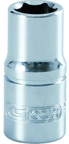 KS Tools 130.0311 1/4 6-kant Stecknuss, kurz, 7,0 mm | 1/4 6-kant Steckschlüsseleinsatz, 7 mm, Chrom-Vanadium, robust