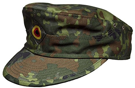 Erich Fritzsch KG Bundeswehr BW Feldmütze Heer, Flecktarn, Gr. 59