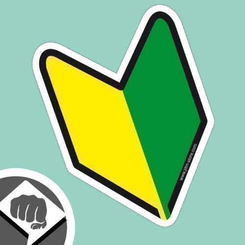WAKABA JDM Sticker - New Driver JDM Anfänger - Japan Tuning Aufkleber - Dub DUBWAY