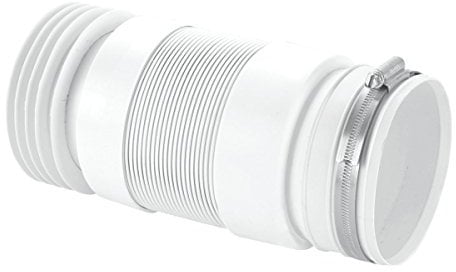 McAlpine WC-F21R Flexible WC Pan Connector White 110mm