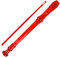 A-Star Sopran-/Descant-Schulblockflöteninstrument, englische/barocke Griffweise – Tonart C mit Lerntabelle, Tasche, Putzstock – Rot