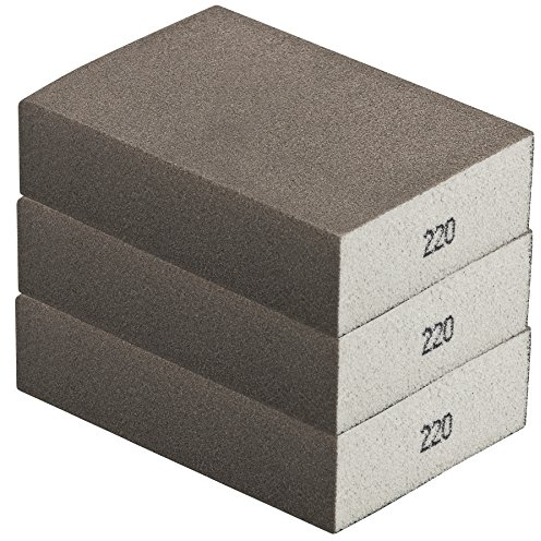 Schleifschwamm FEIN 3-er-Set I Körnung 220, DIY, Handschleifer I für verschiedene Materialien geeignet I hochwertiger Handschleifklotz, Schleifklotz, Schleifblock