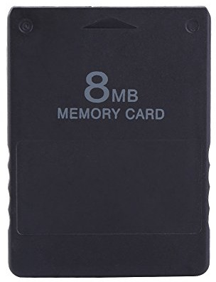 fosa Playstation 2 Memory Card, 8M-256M Scheda di memoria ad alta velocità per Sony PlayStation 2 PS2 Console Giochi Accessori(8M)