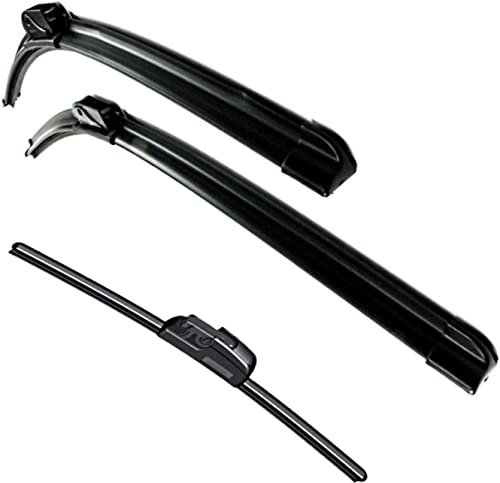 Jurmann Trade GmbH® 3er Komplett-Set Aero Scheibenwischer Vorne 530/475mm & Hinten 275mm Polo 9N_