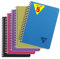 Clairefontaine 329546C - Packung mit 5 Spiralheften Linicolor INTENSIV, DIN A5 90 Blatt 90g liniert, farbig sortiert, 1 Pack