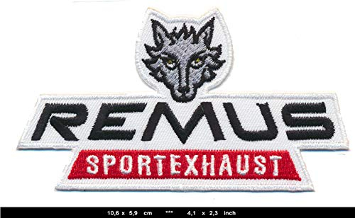 Remus Aufnäher Patch Bügelbild Auto Tuning Motorsport Auspuff Exhaust