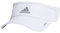 adidas Women's Superlite Performance Visor, White/Silver Reflective, One Size