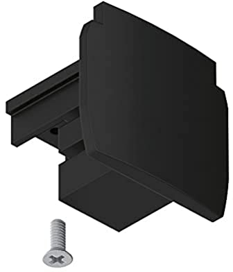 Paulmann 91384 Schienensystem ProRail3 Verbinder Endkappe 1er-Pack 35x31,5mm Schwarz Schienensysteme Deckenschiene Kunststoff