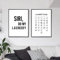 Tanyang Simplicity Wäscheleitfaden-Poster „Siri Do My Laundry“-Zitate In Schwarzem Text Auf Weißem Hintergrund, 2-Teiliges Leinwandbild Für Schlafzimmerdekoration 30Cmx40Cm Kein Rahmen