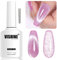 Vishine Gel Nail Polish 16ml/0.54fl oz, Holographic Translucent Mauve Pink 9D Cat Eye Shiny Gel Polish Glitter Soak Off Nail Polish with Magnetic Stick for Nail Art Mauve Pink (M072)