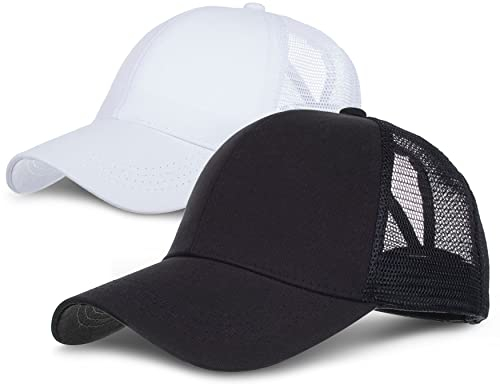 Basecap Damen Kappe Sommer aus Mesh Pferdeschwanz Cap Baseballmütze Schnell Trocknend | Atmungsaktiv | Leichte Sonnenschutz Kappe Verstellbare Baseball Cap Damen Freizeit Kappe