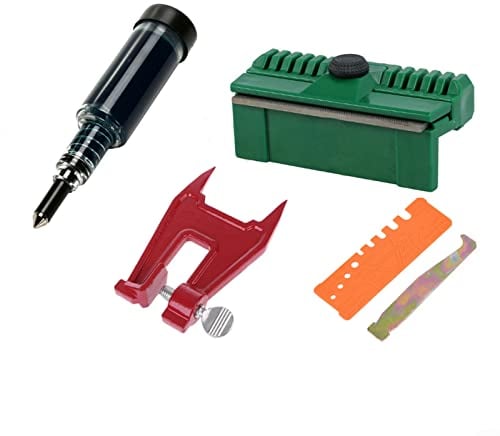 5pcs Universal Chainsaw Guide Bar Maintenance Kit Groove Dresser Grease Garden Tool Cleaner