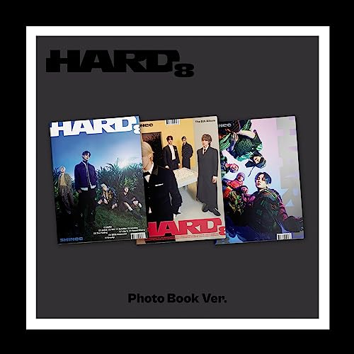 SHINee HARD 8th Album Contents+POB+Tracking Sealed (PhotoBook A Version)