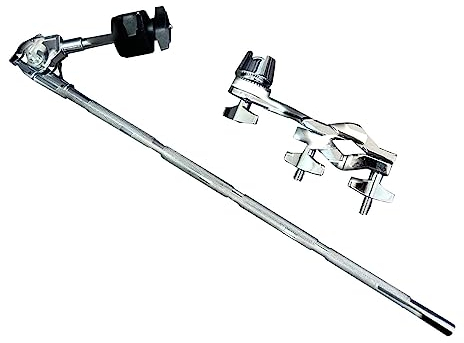 Perfeclan Morsetto per Braccio Piatto, Morsetti per Asta di prolunga per Batteria, Rack di espansione per Braccio di Estensione Regolabile per Supporti per