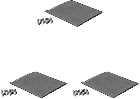 Windhager Lichtschachtabdeckung Gewebe aus Fiberglas inkl. Befestigungsklammern, Kellerschachtschutz, Schutzgitter für Kellerschacht, 60 x 135 cm, 03658 (Packung mit 3)